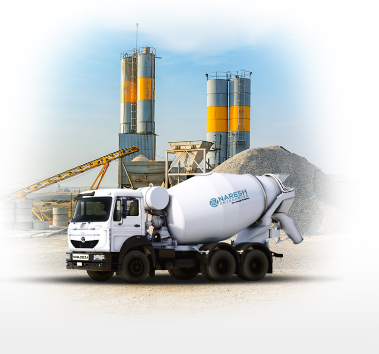 SDEKAY transit mixer at batching plant